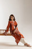 Ethnc Embroidered 2 pc SUIT–  RUST | E4156/103/205