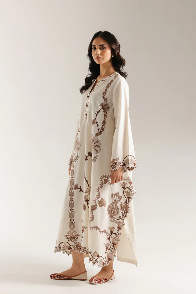 Ethnc EMBROIDERED Dress OFF-WHITE | E6942/102/002