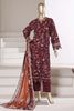 Sadabahar Stitched Lawn – 984-BROWN