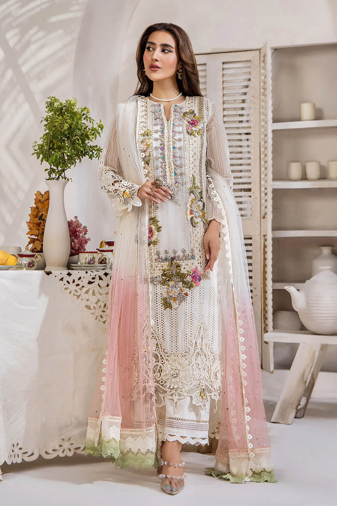 KhudaBaksh Luxury Pret Formals – Off White F-164