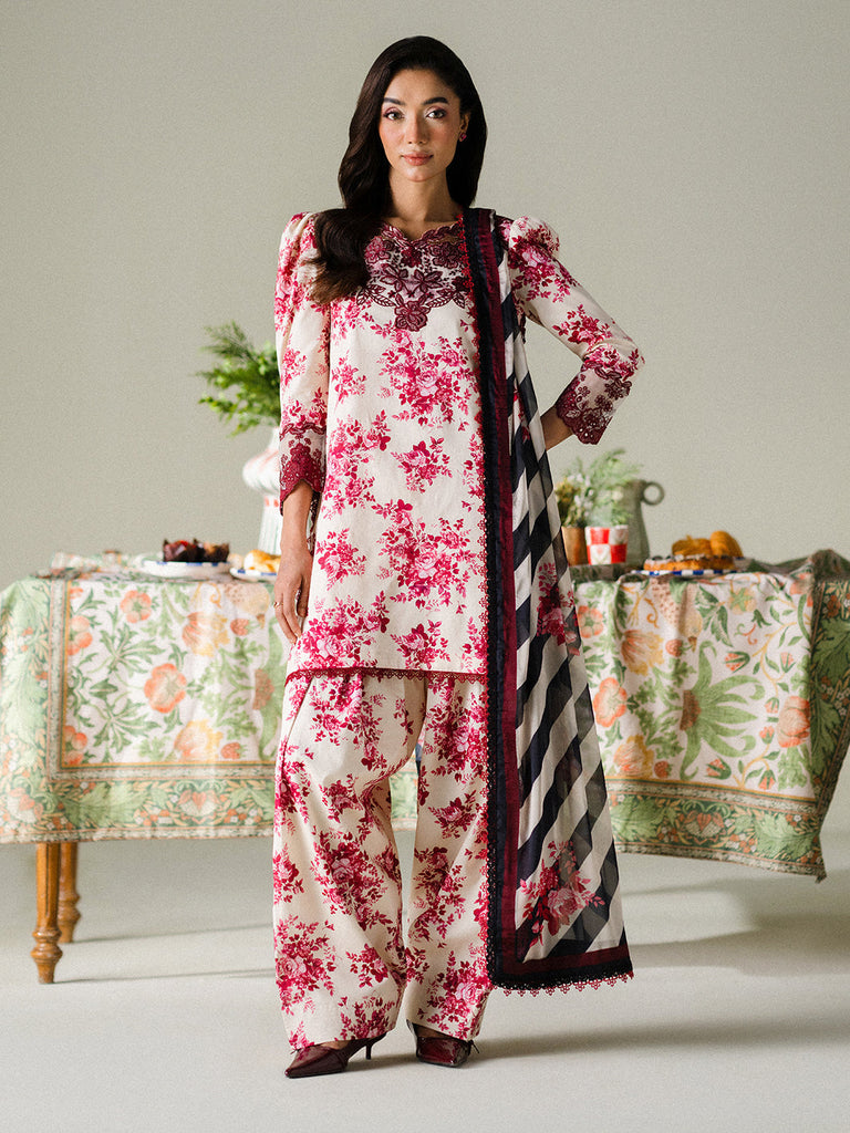 Faiza Faisal FNP Lawn Prints – ROSE REVERIE