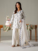 Faiza Faisal FNP Lawn Prints – IVORY PETALS