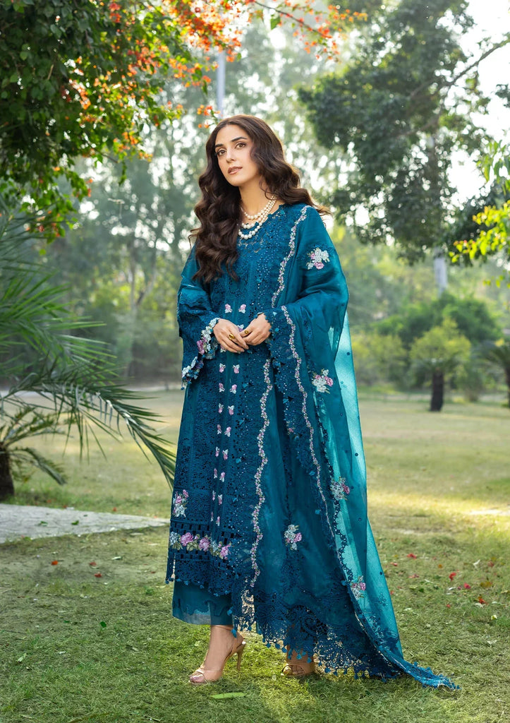 Elaf Luxury Lawn – ELY-06 SAPPHIRE