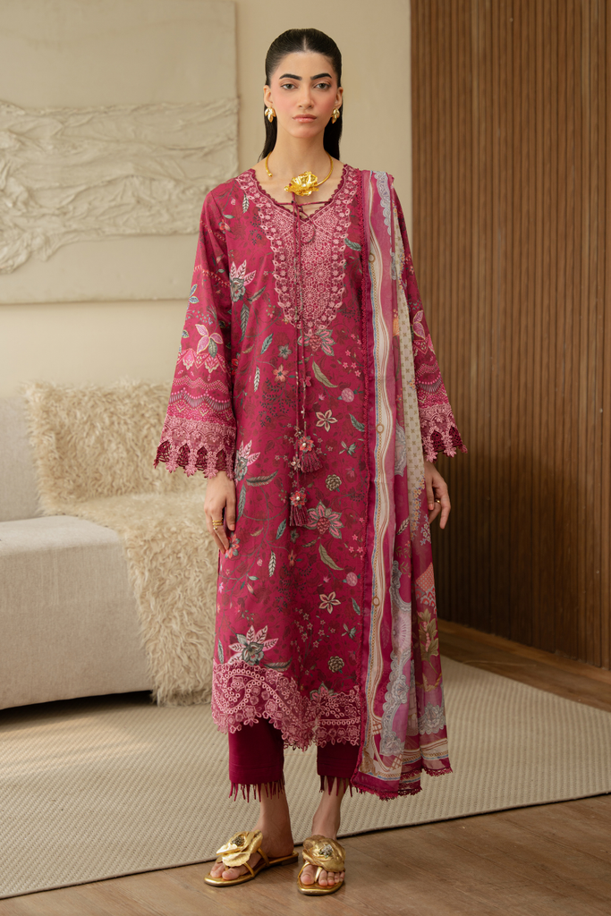 Aabyaan Print Luxe Linen – FLEUR (AK-10)
