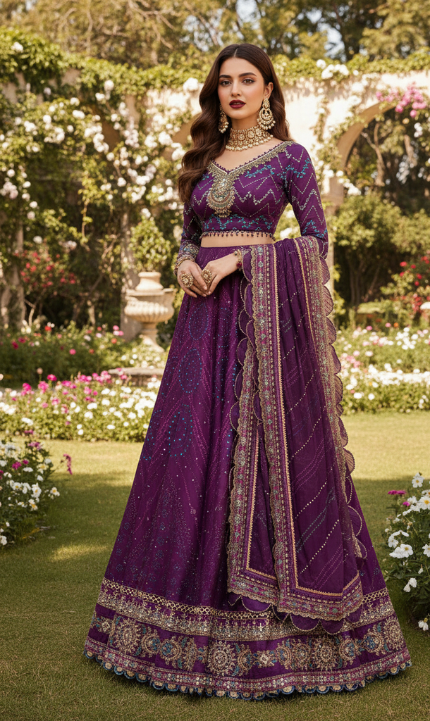 MARIA.B Sateen Cotton Satin Suit – CST-802