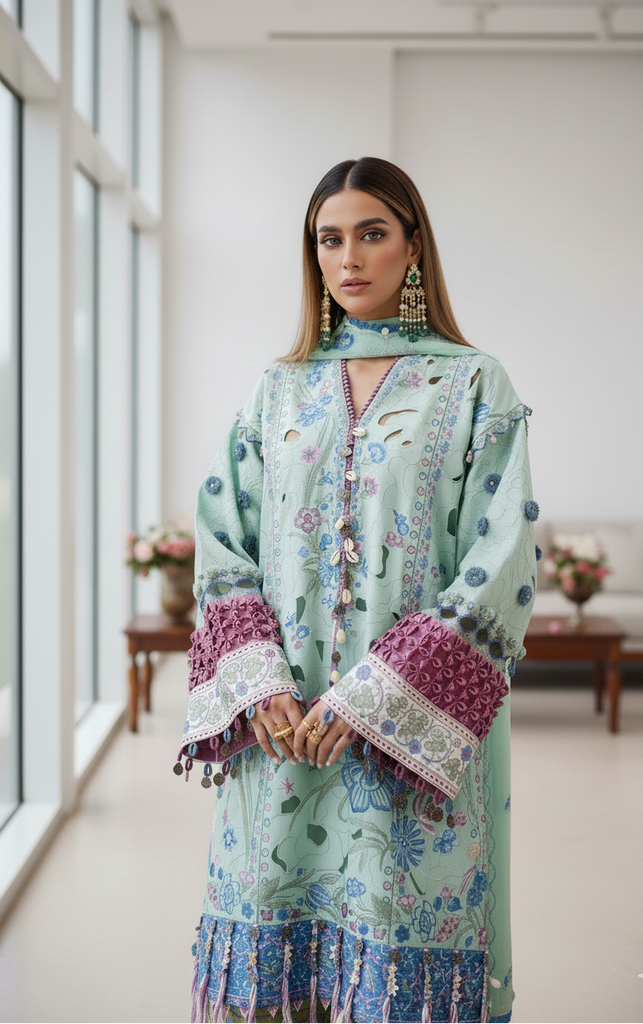 Elan Luxury Lawn 2025 – AMARA (EL25-09 B)