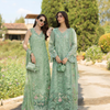 Saadia Asad Luxury Eid Schiffli Laserkari Lawn – D7 - B - Florine