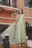 Saadia Asad Noor Eid Luxe Printskhaas Lawn – D2 - A - Opal Mint