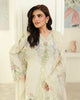 Roheenaz Petals in Print Lawn – Ivory Sonata