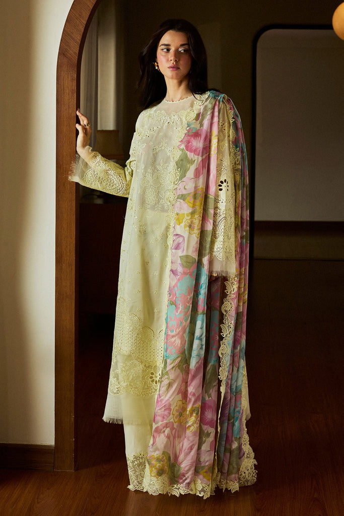 Zara Shahjahan Satori Luxury Lawn – Kaori-1B