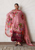 Hussain Rehar Zan Festive Luxury Lawn  – Kestane