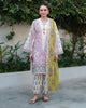 Roheenaz Whispered Florals Lawn – Lily Drift