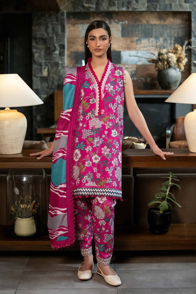 MARIA.B MBasics Winter Edition – Printed Khaddar Suit | 504-A