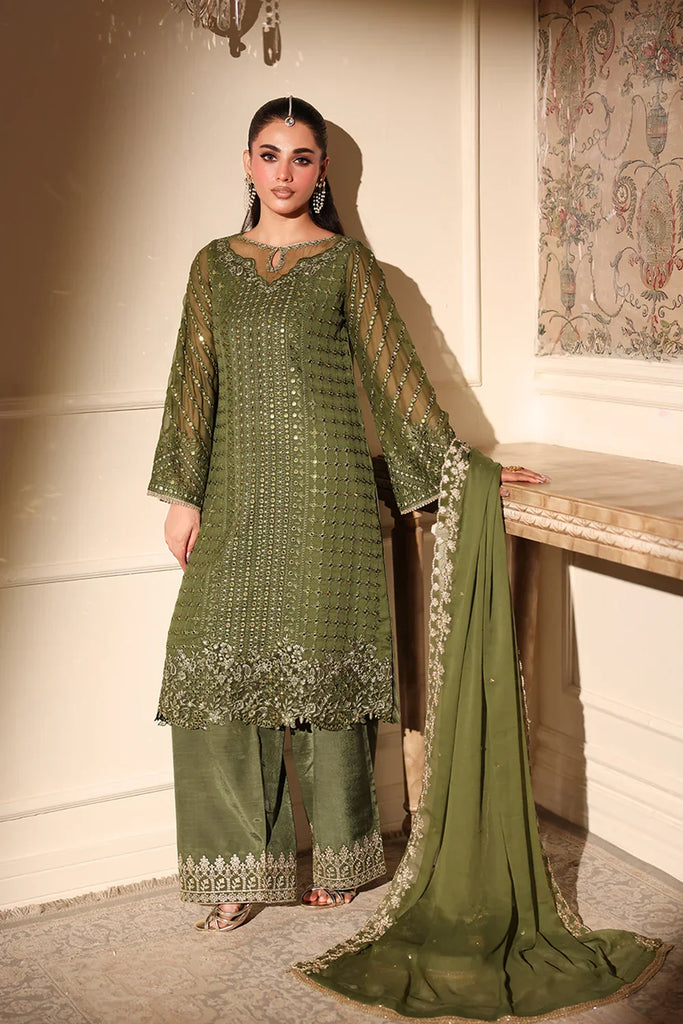 Azure Ensembles Luxury Festive Formals – Moss Glow