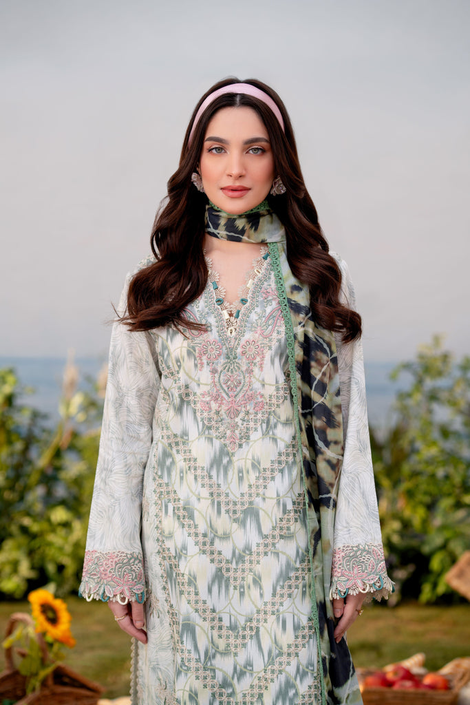 Aabyaan Shezlin Chikankari Ramadan Edit Lawn – YELDA (AR-12)