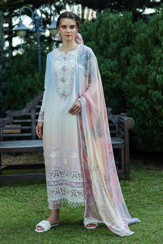 Mushq Solace Ombre Chikankari Lawn – Purezza