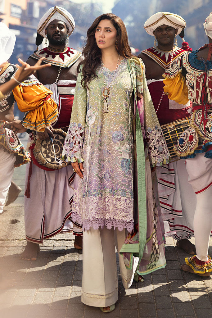 Mushq Manaram Luxury Lawn – Glittering Grace