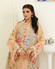Roheenaz Petals in Print Lawn – Magnolia Mist