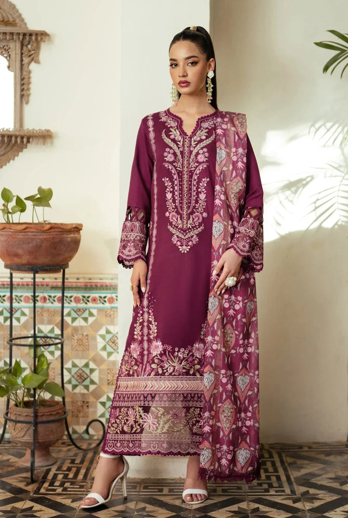 Aabyaan Miraal Signature Embroidered Viscose Fall Collection – BESMA (AV-05)