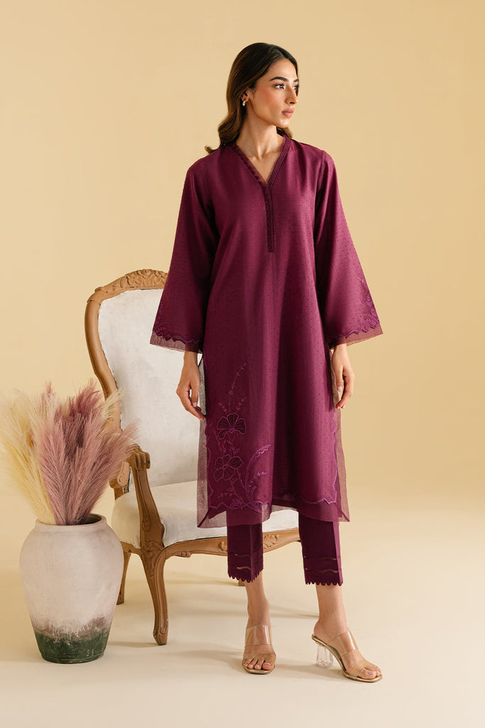 Sahar Pret/Stitched Monochrome Collection 2024 – Magenta Magic