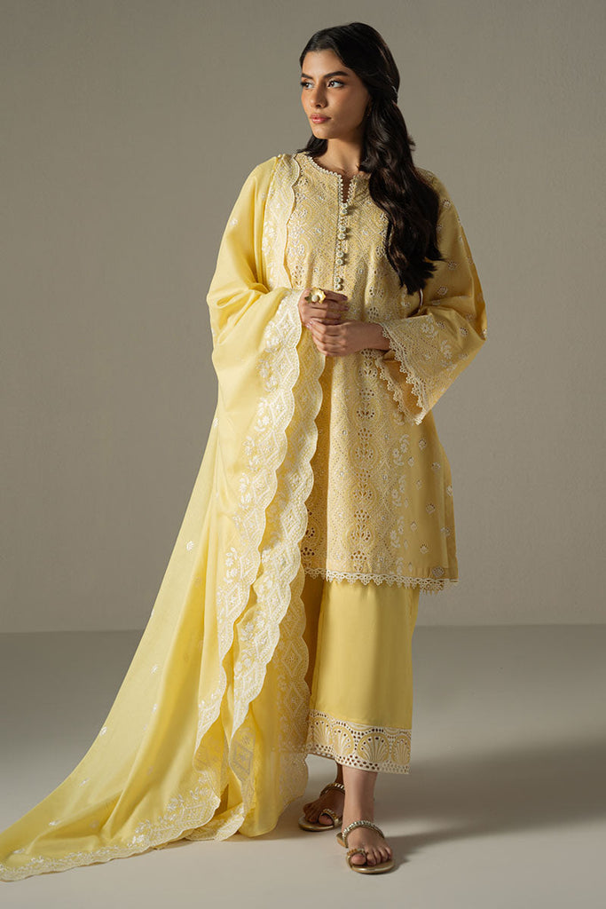 Cross Stitch Chikankari Lawn – Orchid Gem