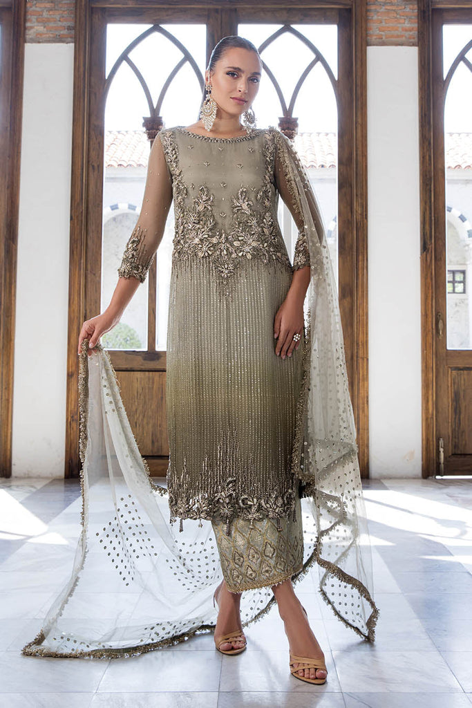 KhudaBaksh Luxury Pret Formals – Pale Brown P-282