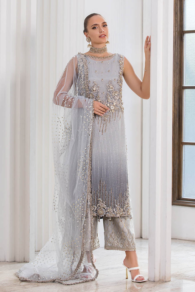 KhudaBaksh Luxury Pret Formals – Cloudy Grey P-282