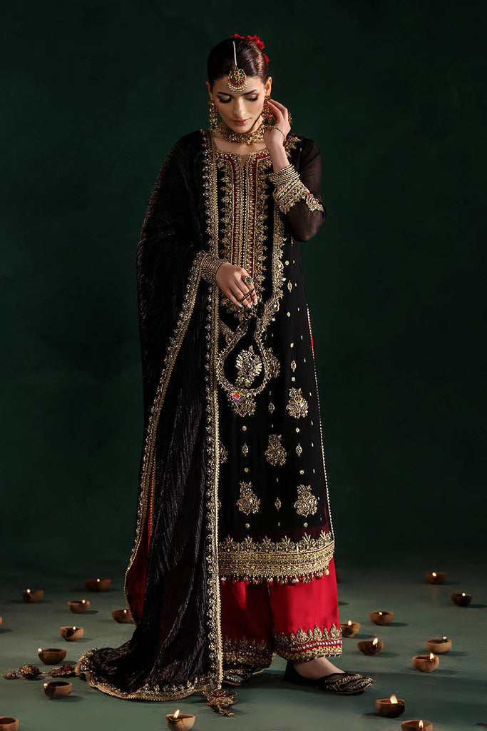 KhudaBaksh Luxury Pret Formals – Black P-301