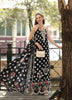 Saadia Asad Noor Eid Luxe Printskhaas Lawn – D4 - C- Monochrome Polka