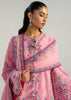Hussain Rehar Zan Festive Luxury Lawn  – Pembe