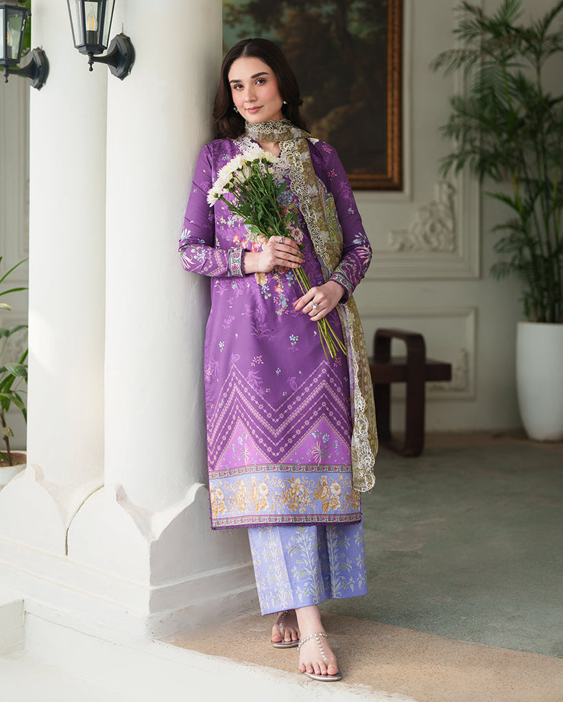Roheenaz Whispered Florals Lawn – Petal Lullaby