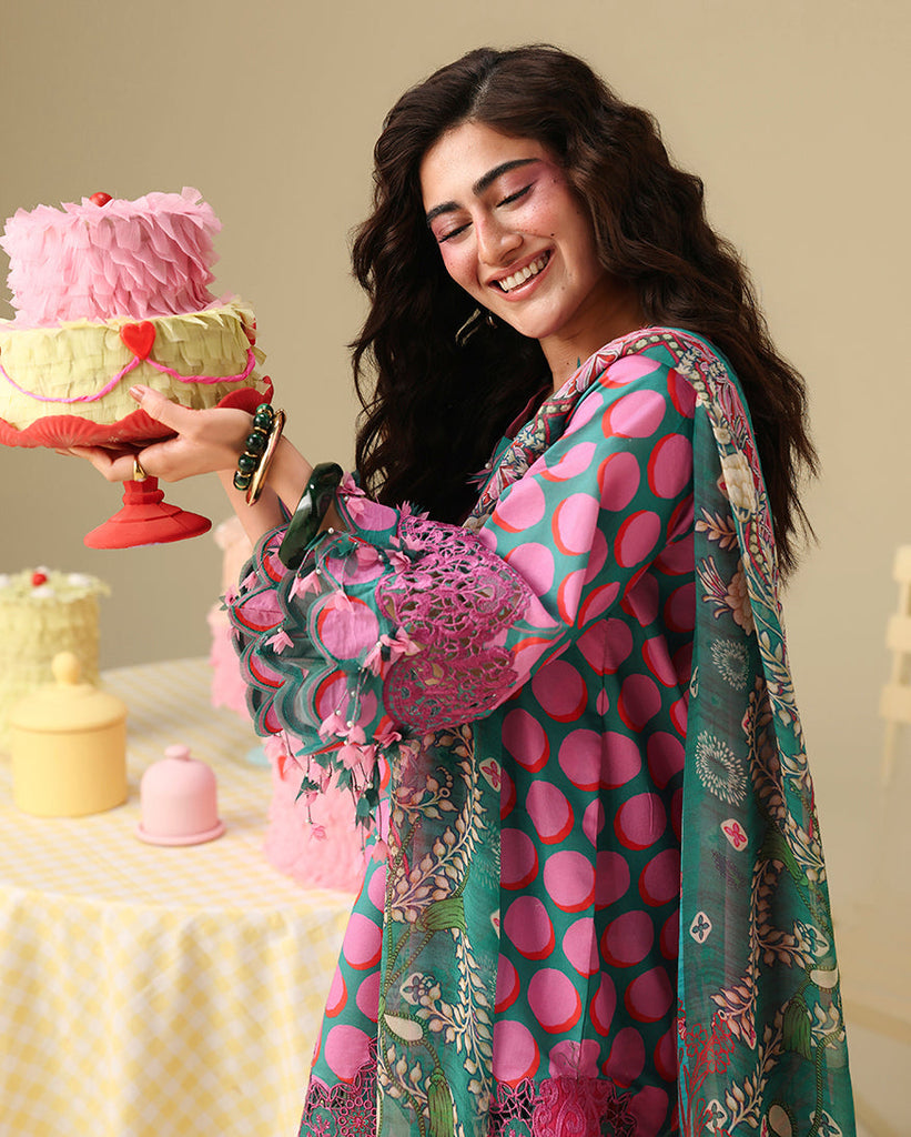 Mushq Hemline Soleil Prints Lawn – Petal Sonata