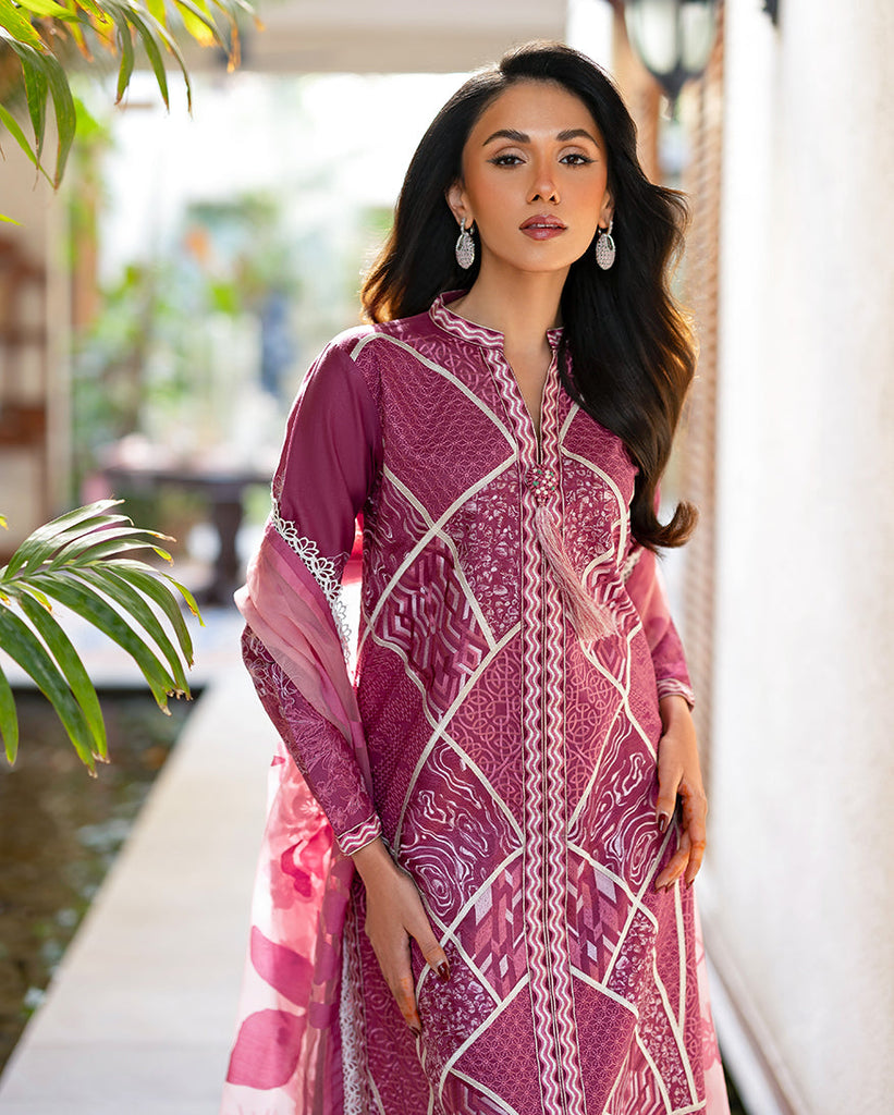 Mushq Astoria Festive Luxury Lawn – Rosea