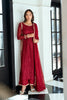 Azure Ensembles Luxury Eid Chiffon Formals – Rouge