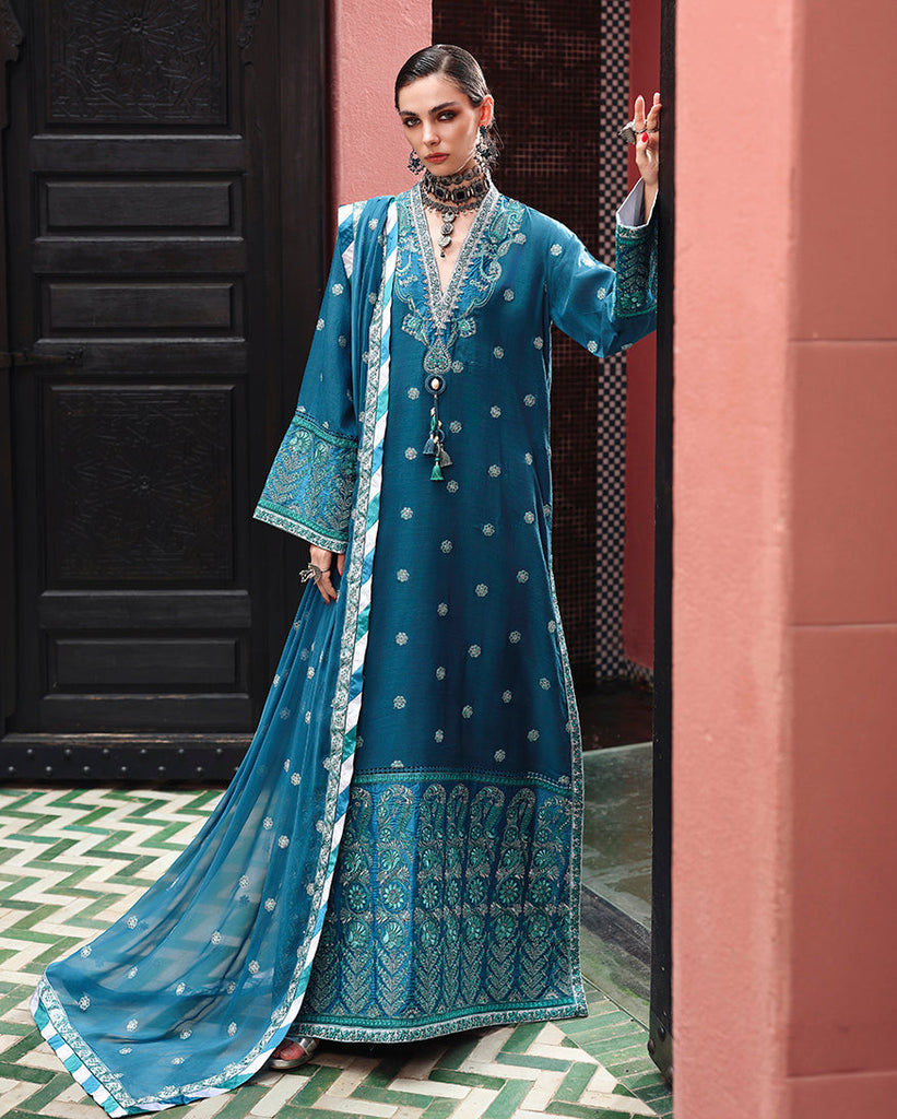 Mushq Nuvera Luxury Silk Edit Formals – Rouge Sapphire