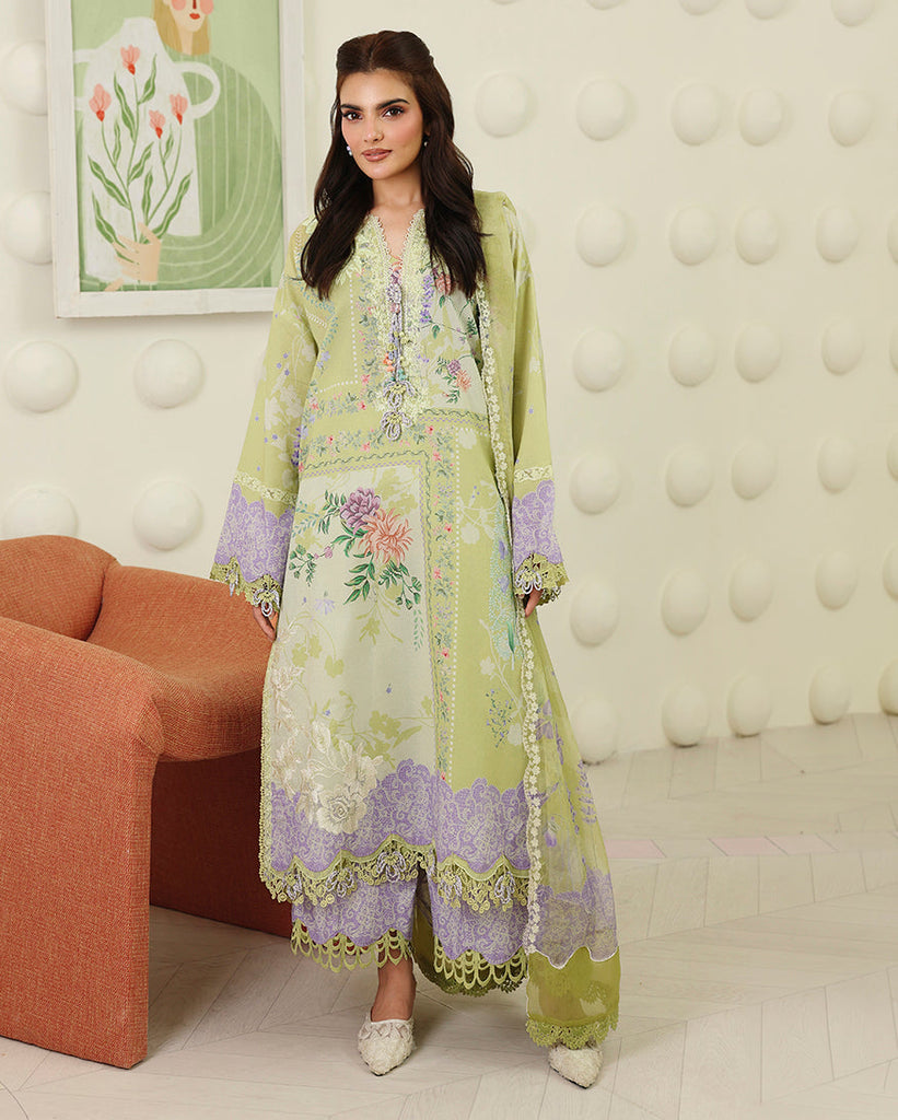 Roheenaz Petals in Print Lawn – Sage Botanica