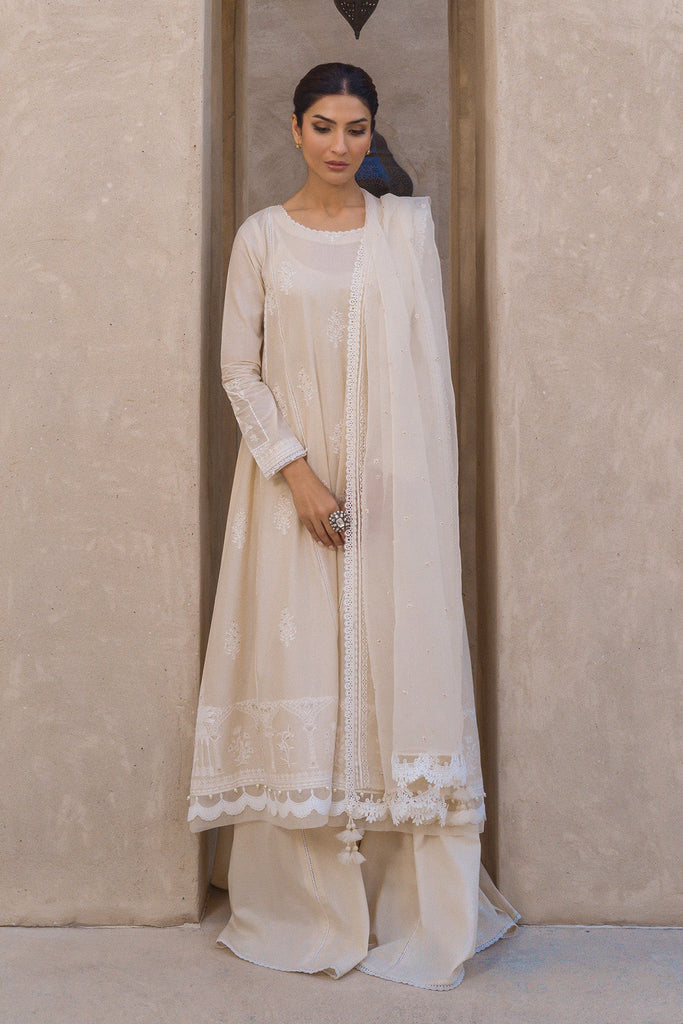 Sahar Mirage Luxury x Kiran Malik Lawn Collection – Chikankari 3 Piece-S24-CK-L1-05