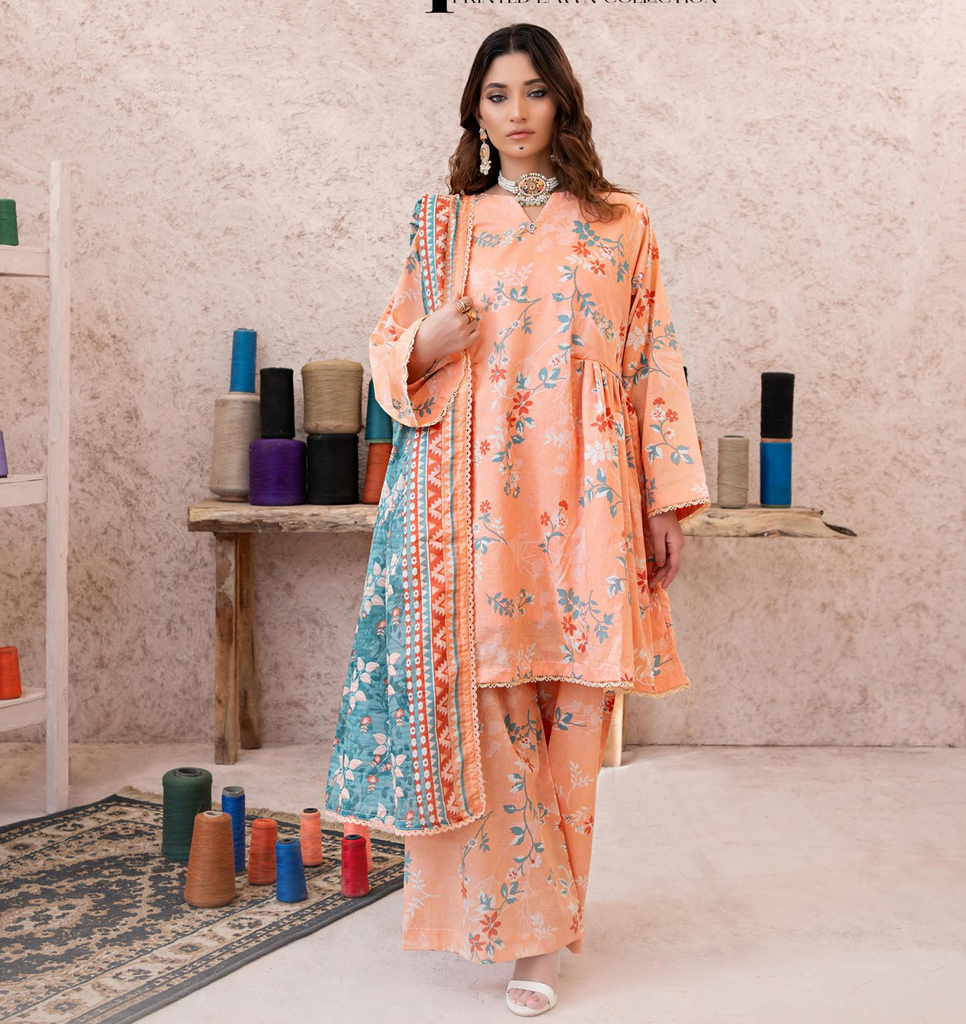 Zesh Printed Summer Lawn Drop 14 – 2