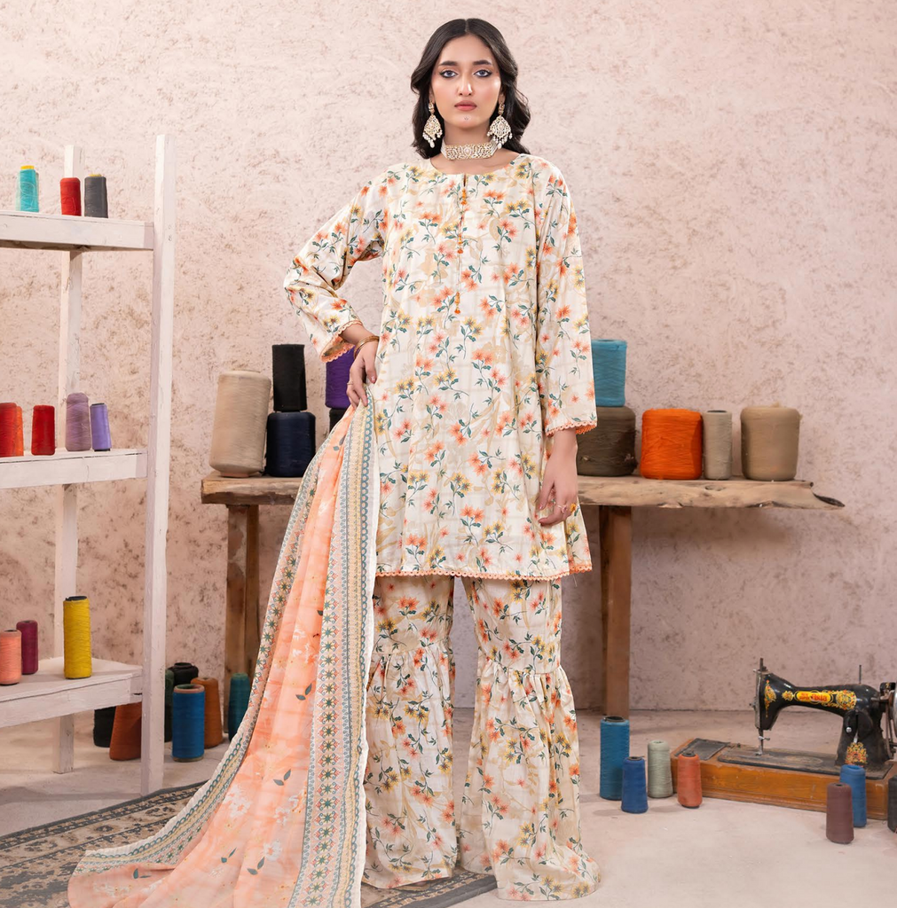 Zesh Printed Summer Lawn Drop 14 – 7