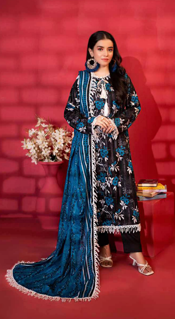 Zesh Printed Summer Lawn Drop 15  – 11