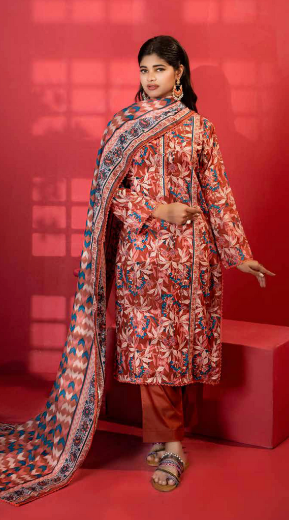 Zesh Printed Summer Lawn Drop 15  – 3