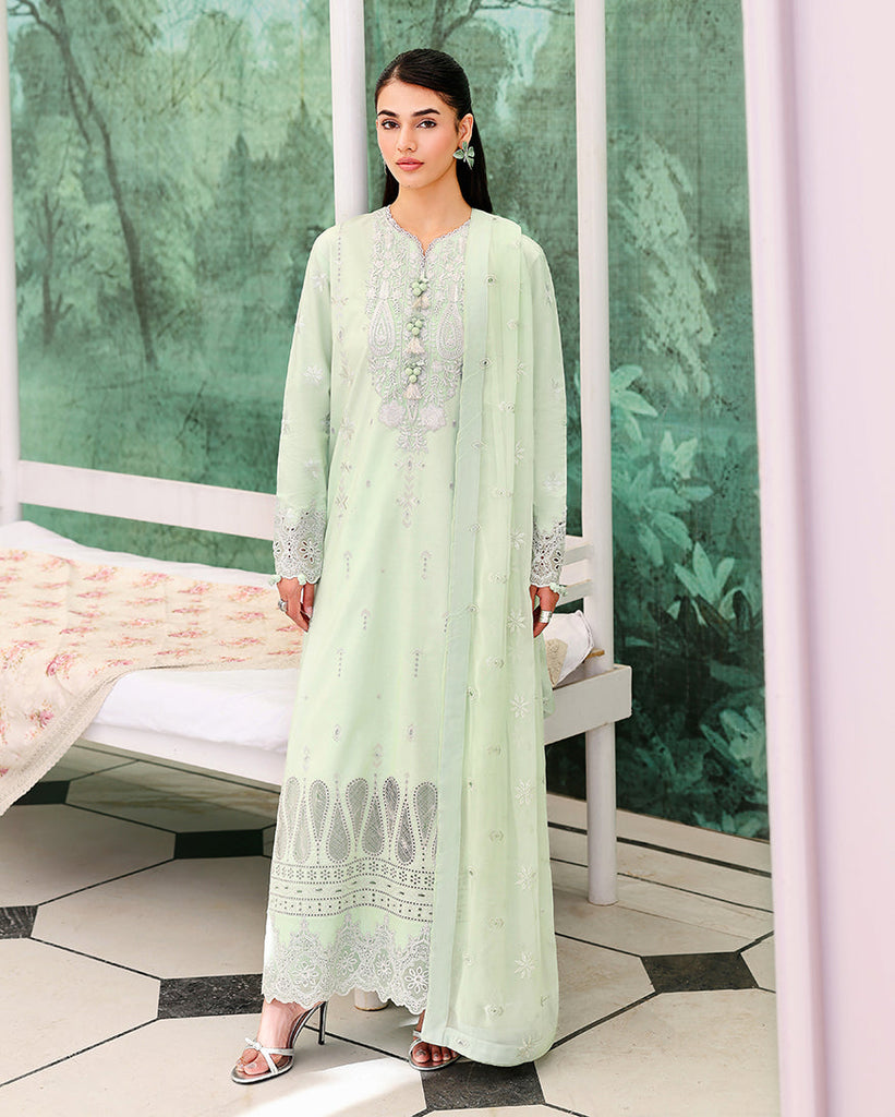 Roheenaz Veil of Summer Chikankari Lawn Edit – Serene Dusk