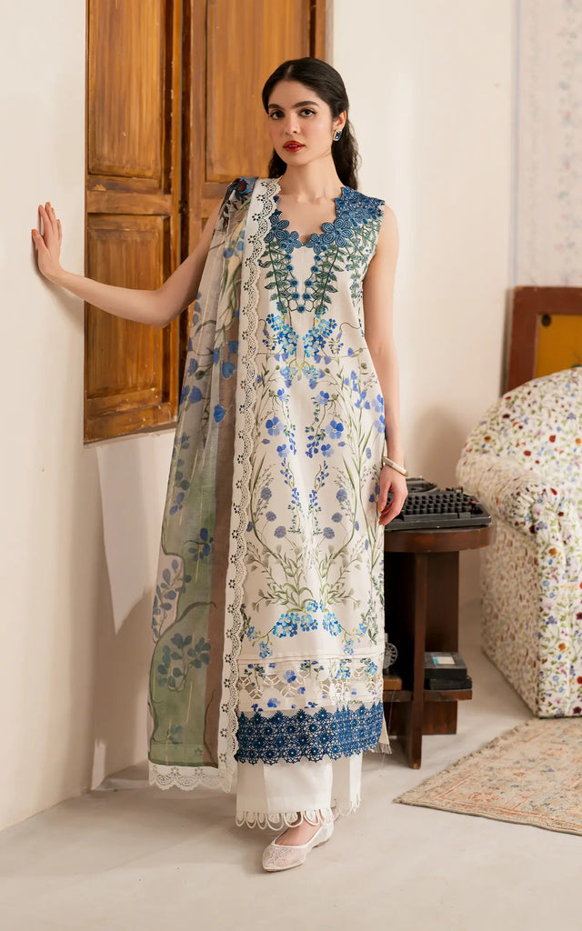 Asifa & Nabeel Meraki Vintage Lawn – Shabnam (MVL25-13)