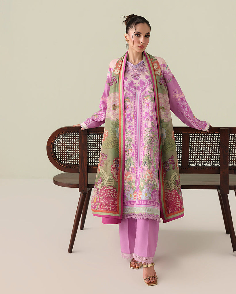 Roheenaz Rosette Summer Lawn – Soft Solstice