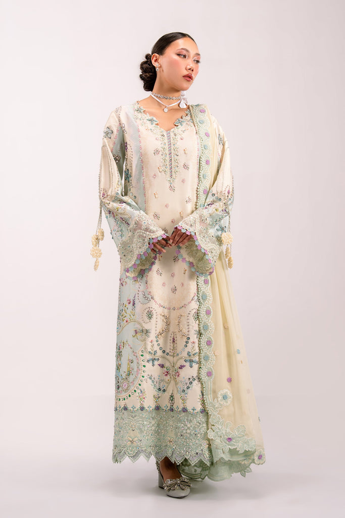 Qalamkar Luxe Silk Formals – QSL-01 AZURE