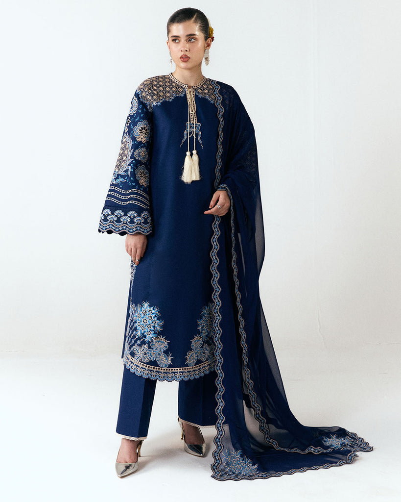 Hussain Rehar Jugnu Luxury Lawn Edit – Tiva