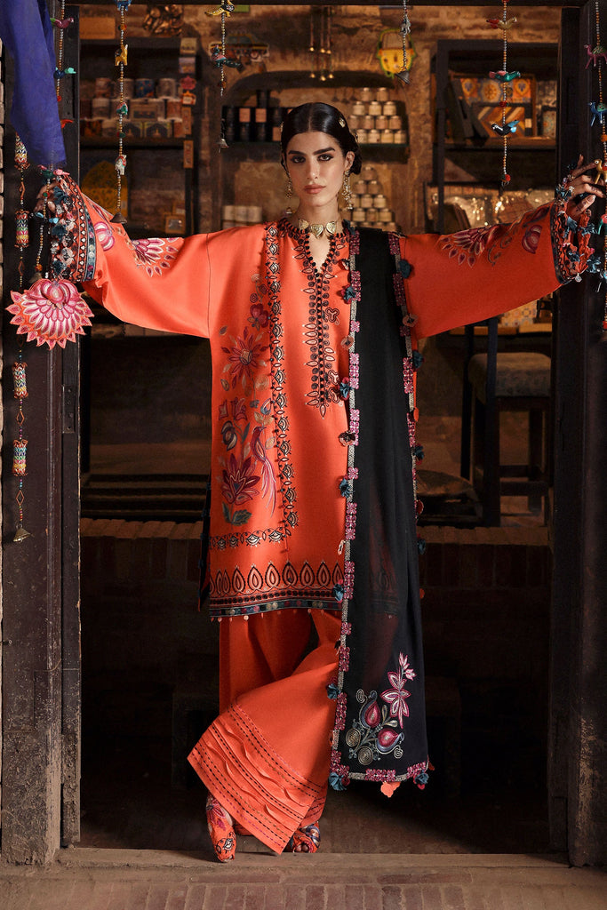 Zaha Festive Luxury Lawn – RANGREZ (ZF-25-06)