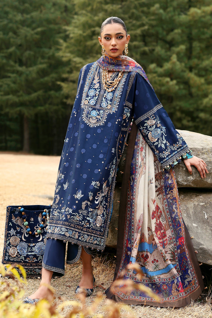 Zaha Neelum Luxury Lawn – ZURI (ZL25-12 B)