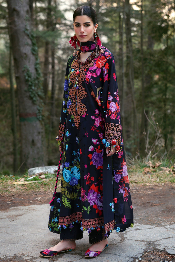 Zaha Neelum Luxury Lawn – ALYA (ZL25-07 A)