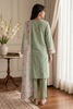 Zellbury Summer RTW – Embroidered Kurta Dupatta Trouser - 3200